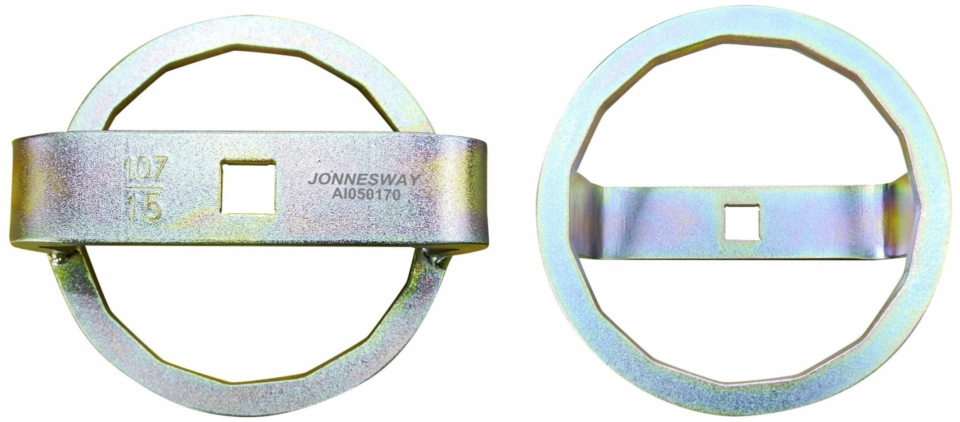 Ключ масляного фильтра 1/2"DR, 107 мм, 15 граней, для грузовых автомобилей VOLVO Jonnesway AI050170 - фото